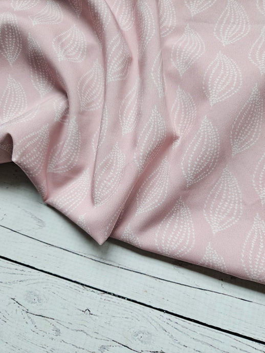 Exclusive Design- Peach Whip & Ivory Pod Print {by the half yard}