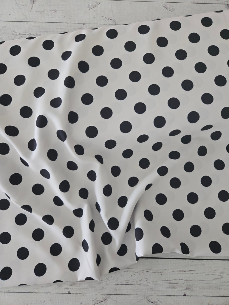 Exclusive Design- Cream \u0026 Black Polka Dot {by the half yard} – Alyssa May  Design, image size:768x1024