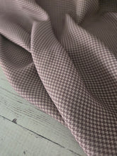 Exclusive Design- Dark Brown & Tan Petite Houndstooth {by the half yard}