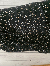 Black, Tan & White Bubble Dots {by the half yard}
