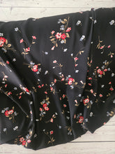 Black Floral Print {by the half yard}