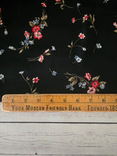 Black Floral Print {by the half yard}