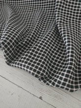 Black & White Petite Plaid Mixed Polyester Woven {by the half yard}
