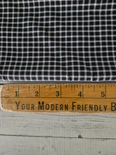 Black & White Petite Plaid Mixed Polyester Woven {by the half yard}