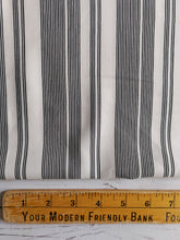 Ivory & Black Stripes Rayon Challis {by the half yard}