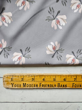Exclusive Design- Dusty Gray Bloom Print {by the half yard}