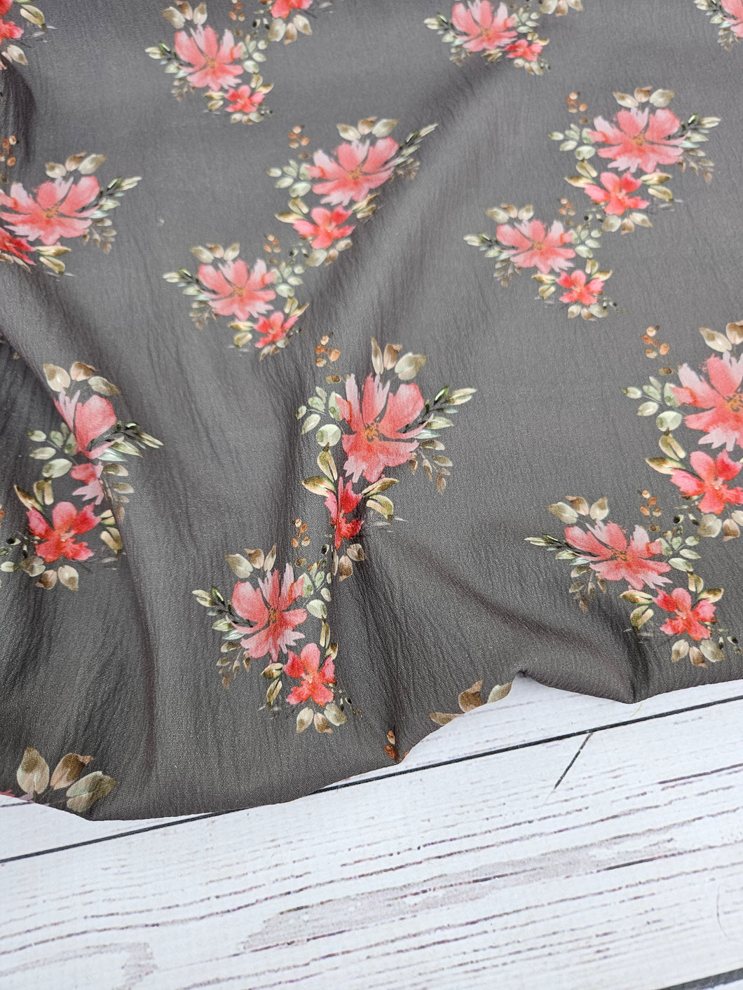 Exclusive Design- Olive Floral {by the half yard}