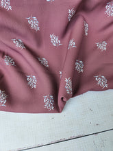 Exclusive Design- Crushed Berry Symmetrical Stem Print {by the half yard}