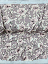 Exclusive Design- Mauve Watercolor Floral {by the half yard}