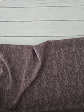 Brown Outline Stem Print {by the half yard}