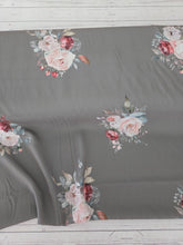 Exclusive Design- Olive Large Floral {by the half yard}