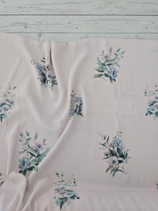 Exclusive Design- Barely Mauve Floral {by the half yard}