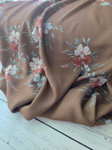 Exclusive Design- Bronze Fall Floral {by the half yard}