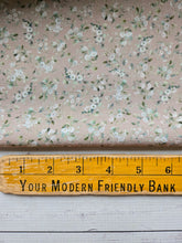 *REMNANT* 2 Yds- Exclusive Design- Medium Brown Peony Print