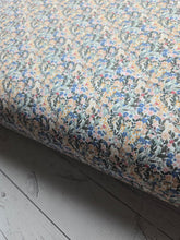 Petite Floral & Foliage Pinstripe Poly {by the half yard}