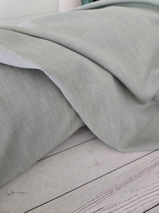 Solid Sage Textured Polyester {by the half yard}