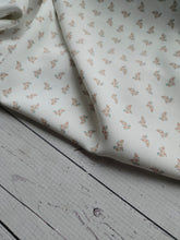 Petite Ivory Bouquet & Dot Print {by the half yard}