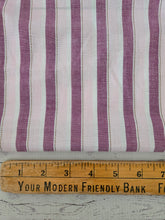 Blush & Plum Lurex Stripe Cotton Blend {by the half yard}