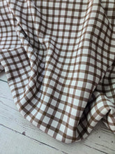 *REMNANT* 2.5 Yds- Exclusive Design- Chestnut Petite Plaid