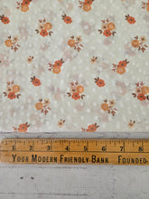 Vintage Floral Swiss Dot Chiffon {by the yard}