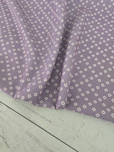Light Mauve Diagonal Geometric Print Pinstripe Poly {by the half yard}