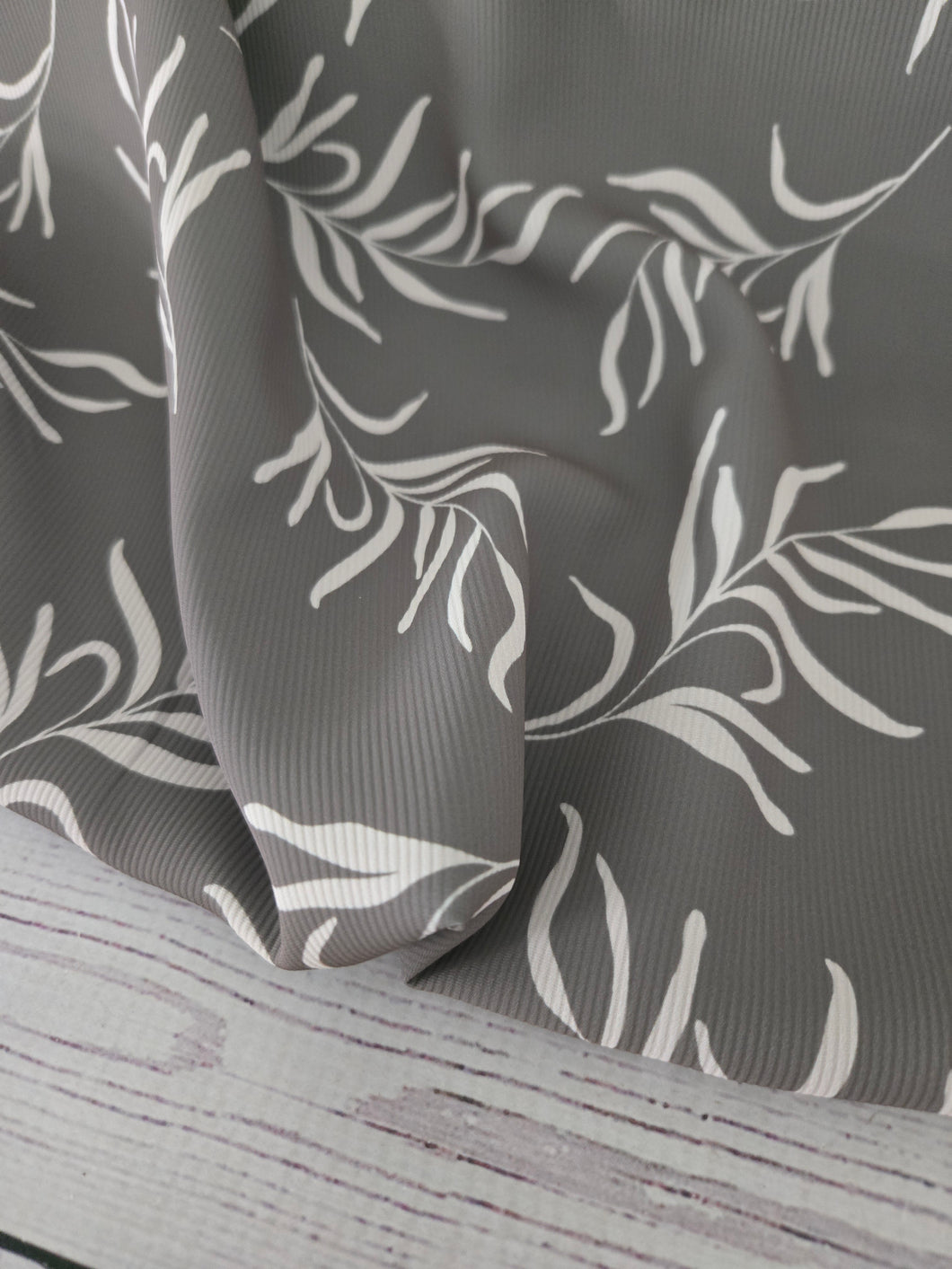 Olive & Cream Branches {by the half yard}