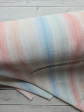 Soft Stripes Slubbed Rayon Linen Blend {by the half yard}