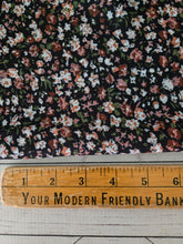 Petite Black Floral Print {by the half yard}