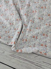 Petite Vintage Floral Swiss Dot Cotton {by the half yard}