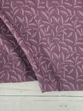Variegated Plum Leaf Print {by the half yard}