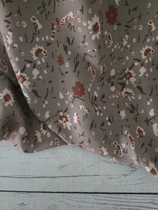 Desert Sage & Rust Floral {by the half yard}