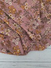 Dusty Pink & Fall Blooms {by the half yard}