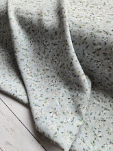 Exclusive Design- Soft Sage Petite Peony Floral Pinstripe Poly {by the half yard}