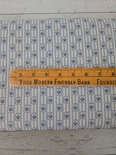 Light Blue Stripes & Floral Print {by the half yard}