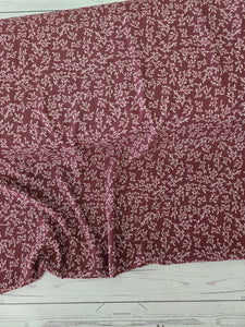 *REMNANT* 3 Yds- Exclusive Design- Henna Petite Vine Print