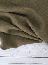 Olive Woven Look Polyester {by the half yard}