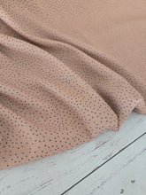 Exclusive Design- Cartouche & Black Petite Random Dots {by the half yard}