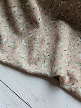 *REMNANT* 2 Yds- Exclusive Design- Medium Brown Peony Print
