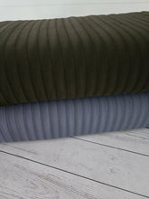 Dark Olive Embroidered Stripe Solid {by the half yard}