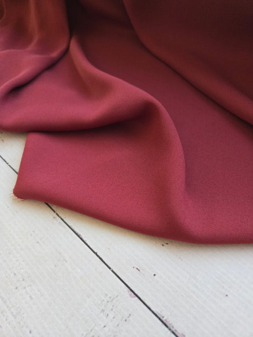 Solid Dusty Burgundy {by the half yard}