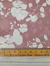 Dusty Pink & White Floral {by the half yard}