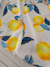 White Lemon Print {by the half yard}