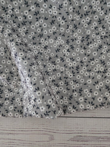 Gray Green Petite Floral Print {by the half yard}