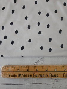 Spot Print Double Brushed Poly (DBP) Knit {by the half yard}