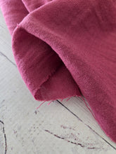 Solid Mulberry Rayon Linen Blend {by the half yard}