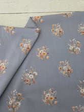 Exclusive Design- Dusty Blue Small Meadow Floral Collection Print {by the half yard}