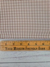 Caramel Houndstooth Print {by the half yard}