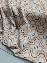 Shades of Brown Geometric Print {by the half yard}
