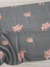 Exclusive Design- Basil & Dusty Pink Floral Print {by the half yard}