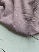 Light Mauve Petite Opaque Swiss Dot 100% Polyester {by the half yard}